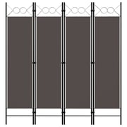 Vidaxl 4-panel Room Divider Anthracite 160x180 Cm Vidaxl 4-panel Room Divider Anthracite 160x180 Cm