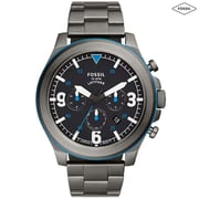 Fossil Latitude- Chronograph Watch With Smoke Grey Tone Stainless Steel Mesh Strap For Men Fs5753 Fossil Latitude- Chronograph Watch With Smoke Grey Tone Stainless Steel Mesh Strap For Men Fs5753