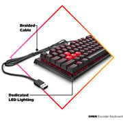HP Encoder Gaming Keyboard 44.5cm Black