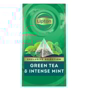 Lipton Green Tea & Intense Mint 25PCS pyramid tea bags Lipton Green Tea & Intense Mint 25PCS pyramid tea bags