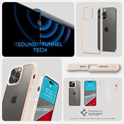 Spigen Ultra Hybrid designed for iPhone 14 Pro case cover - Sand Beige