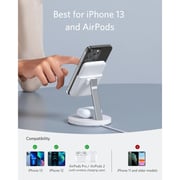 Anker 633 Maggo Magnetic Wireless Charger White Anker 633 Maggo Magnetic Wireless Charger White