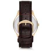 Omax Classic Series Brown Leather Analog Watch For Men JD01G15I Omax Classic Series Brown Leather Analog Watch For Men JD01G15I