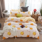 Single Size Bedding Set of 4pcs Durian Design