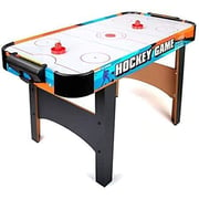 ULTIMAX Air Hockey Table Indoor Table Sport Bank Shot Competition Ice Hockey Game Table With Powerful Fan And Cool Graphic Design Air Hockey Game Table