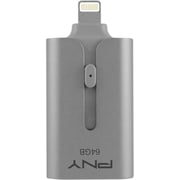 PNY FDI64GOTGAP3SGEF Duolink Apple OTG 64GB USB 3.0