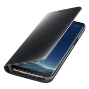 Samsung Clear View Standing Cover Black For Galaxy S8
