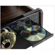 Victrola The Empire Vta-270b 6-in-1 Wood Bluetooth Mid Century Record Player With 3-speed Turntable, Cd, Cassette Player And Radio Music Centre Victrola The Empire Vta-270b 6-in-1 Wood Bluetooth Mid Century Record Player With 3-speed Turntable, Cd, Cassette Player And Radio Music Centre