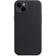 Apple iPhone 14 Plus Leather Case Midnight with MagSafe