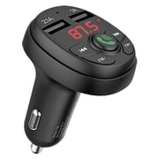 Yesido Dual USB Car Charger/FM Transmitter Black