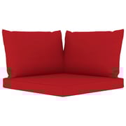 vidaXL Pallet Sofa Cushions 3 pcs Red Fabric vidaXL Pallet Sofa Cushions 3 pcs Red Fabric