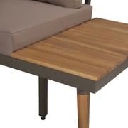 Vidaxl 4 Piece Garden Lounge Set With Cushions Solid Acacia Wood Brown Vidaxl 4 Piece Garden Lounge Set With Cushions Solid Acacia Wood Brown