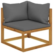 vidaXL 4-Seater Garden Sofa with Cushion Solid Acacia Wood vidaXL 4-Seater Garden Sofa with Cushion Solid Acacia Wood