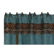 Hiend Accents Del Rio Faux Suede Western Shower Curtain & Rings Bath Set, 72 Hiend Accents Del Rio Faux Suede Western Shower Curtain & Rings Bath Set, 72