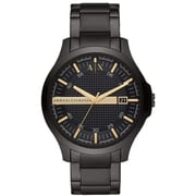Armani Exchange Hampton Black Stainless Steel Analog Men Watch AX2413 Armani Exchange Hampton Black Stainless Steel Analog Men Watch AX2413