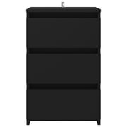 Vidaxl Bed Cabinet Black 40x35x62.5 Cm Chipboard Vidaxl Bed Cabinet Black 40x35x62.5 Cm Chipboard