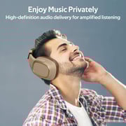 Promate CORVIN Wireless On-Ear Headphone Brown Promate CORVIN Wireless On-Ear Headphone Brown