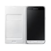 Samsung Flip Wallet Cover White For Galaxy J1 2016