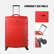 Para John 4 Pcs Travel Luggage Suitcase Trolley Set - Trolley Bag, Carry On Hand Cabin Luggage Bag - Pvc Leather Cabin Trolley Bag - Cabin Size Suitcase For Business Travellers - (16'' 20'' 24'' 28'')red Para John 4 Pcs Travel Luggage Suitcase Trolley Set - Trolley Bag, Carry On Hand Cabin Luggage Bag - Pvc Leather Cabin Trolley Bag - Cabin Size Suitcase For Business Travellers - (16'' 20'' 24'' 28'')red