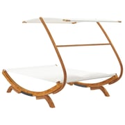 Vidaxl Hammock With Canopy 165x203x138 Cm Solid Bent Wood Cream Vidaxl Hammock With Canopy 165x203x138 Cm Solid Bent Wood Cream