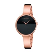 Calvin Klein Rise Rose Gold Stainless Steel Women Watch - K7A236-41 Calvin Klein Rise Rose Gold Stainless Steel Women Watch - K7A236-41