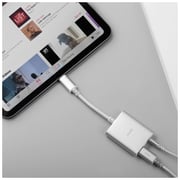 Moshi USB-C Digital Audio Adapter With Charging - Silver