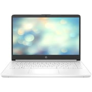HP 14S-DQ5020NE Laptop - Core i5 1.3GHz 8GB 512GB Shared Win11Home 14inch FHD Silver English/Arabic Keyboard