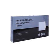 Relief Cool Gel Memory Foam Pillow 40x70x12cm White