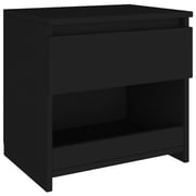 Vidaxl Bedside Cabinets 2 Pcs Black 40x30x39 Cm Chipboard Vidaxl Bedside Cabinets 2 Pcs Black 40x30x39 Cm Chipboard