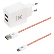Xtorm Charging Adapter With Micro USB Cable White