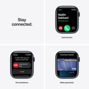 Apple Watch Series 7 GPS + Cellular, 45mm Midnight Aluminium Case with Midnight Sport Band Apple Watch Series 7 GPS + Cellular, 45mm Midnight Aluminium Case with Midnight Sport Band