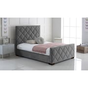 Velvet Bed Frame Queen Bed Grey Velvet Bed Frame Queen Bed Grey