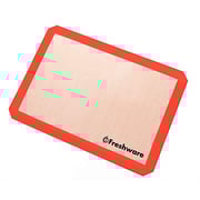 Freshware Silicone Baking Mats, Half Sheet, Big Sheet, Full Sheet, Non Stick Silicone Liner For Bake Pans And Rolling - Macaron, Pastry, Cookie, Bun, Brioche, Bread Making (1 Half Sheets [16 1/2 Freshware Silicone Baking Mats, Half Sheet, Big Sheet, Full Sheet, Non Stick Silicone Liner For Bake Pans And Rolling - Macaron, Pastry, Cookie, Bun, Brioche, Bread Making (1 Half Sheets [16 1/2