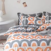 Luna Home King Size 6 Pieces Bedding Set Without Filler, Cute Boho Design