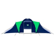 Vidaxl Camping Tent Polyester 9 Persons Blue-green Vidaxl Camping Tent Polyester 9 Persons Blue-green