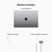 Apple MacBook Pro 16-inch (2023) - Apple M2 Chip Pro / 16GB RAM / 512GB SSD / 19‑core GPU / macOS Ventura / English Keyboard / Space Grey / Middle East Version - [MNW83ZS/A]
