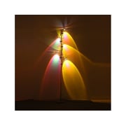 GadgetsON Modern Rgb Sunset 5 Light Floor Lamp, 15w Power, Smd 5050 Led Light Source, Silver Body Color | 745616 GadgetsON Modern Rgb Sunset 5 Light Floor Lamp, 15w Power, Smd 5050 Led Light Source, Silver Body Color | 745616
