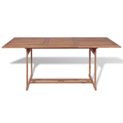 Vidaxl Garden Table 180x90x75 Cm Solid Teak Wood Vidaxl Garden Table 180x90x75 Cm Solid Teak Wood