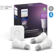 Philips Hue White & Colour Ambiance LED Smart Bulb - Starter Kit