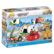 Cobi 260pcs Action Town Garbage Truck With RollOff Dumpster