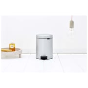 Brabantia 1129 04 Pedal Bin NewIcon 5Litre Metallic Grey