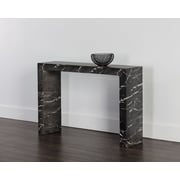 Lamac Crafts - Black Marble Console Table For Living Room Lamac Crafts - Black Marble Console Table For Living Room