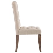 vidaXL Dining Chairs 2 pcs Beige Linen-Look Fabric vidaXL Dining Chairs 2 pcs Beige Linen-Look Fabric