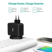 Ravpower 24w 4.8a Dual USB Wall Charger UK Adapter Black Ravpower 24w 4.8a Dual USB Wall Charger UK Adapter Black