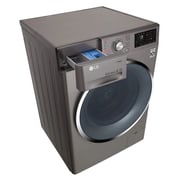 LG 8KG Washing Machine Silver F4J5TNP7S, 6 Motion Direct Drive, Add Item, Smart Diagnosis LG 8KG Washing Machine Silver F4J5TNP7S, 6 Motion Direct Drive, Add Item, Smart Diagnosis