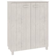 vidaXL Shoe Cabinet HAMAR White 85x40x108 cm Solid Wood Pine vidaXL Shoe Cabinet HAMAR White 85x40x108 cm Solid Wood Pine