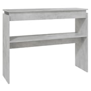 Vidaxl Console Table Concrete Grey 102x30x80 Cm Engineered Wood Vidaxl Console Table Concrete Grey 102x30x80 Cm Engineered Wood