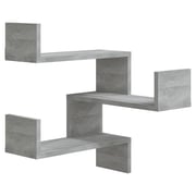 Vidaxl Wall Corner Shelf Grey Sonoma 40x40x50 Cm Engineered Wood Vidaxl Wall Corner Shelf Grey Sonoma 40x40x50 Cm Engineered Wood