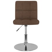 Vidaxl Swivel Dining Chairs 2 Pcs Brown Fabric Vidaxl Swivel Dining Chairs 2 Pcs Brown Fabric