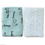 Milk&moo Set Of 2 Sangaloz Baby Muslin Swaddle Blanket Milk&moo Set Of 2 Sangaloz Baby Muslin Swaddle Blanket